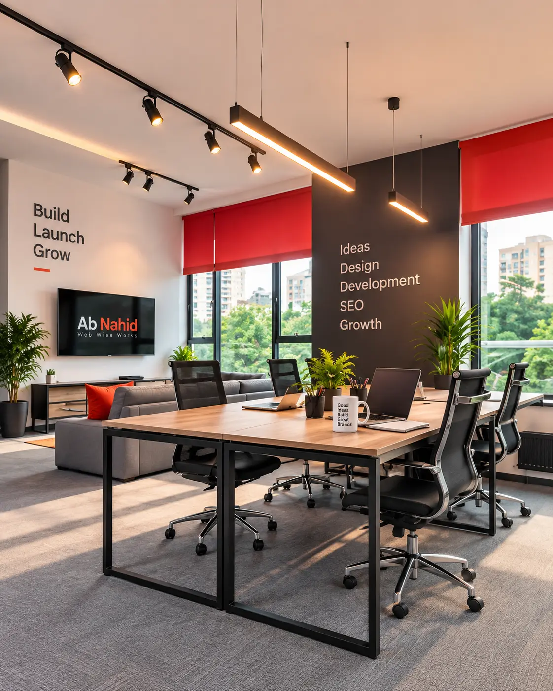 Ab Nahid Agency office in Sylhet Bangladesh - professional web development team workspace