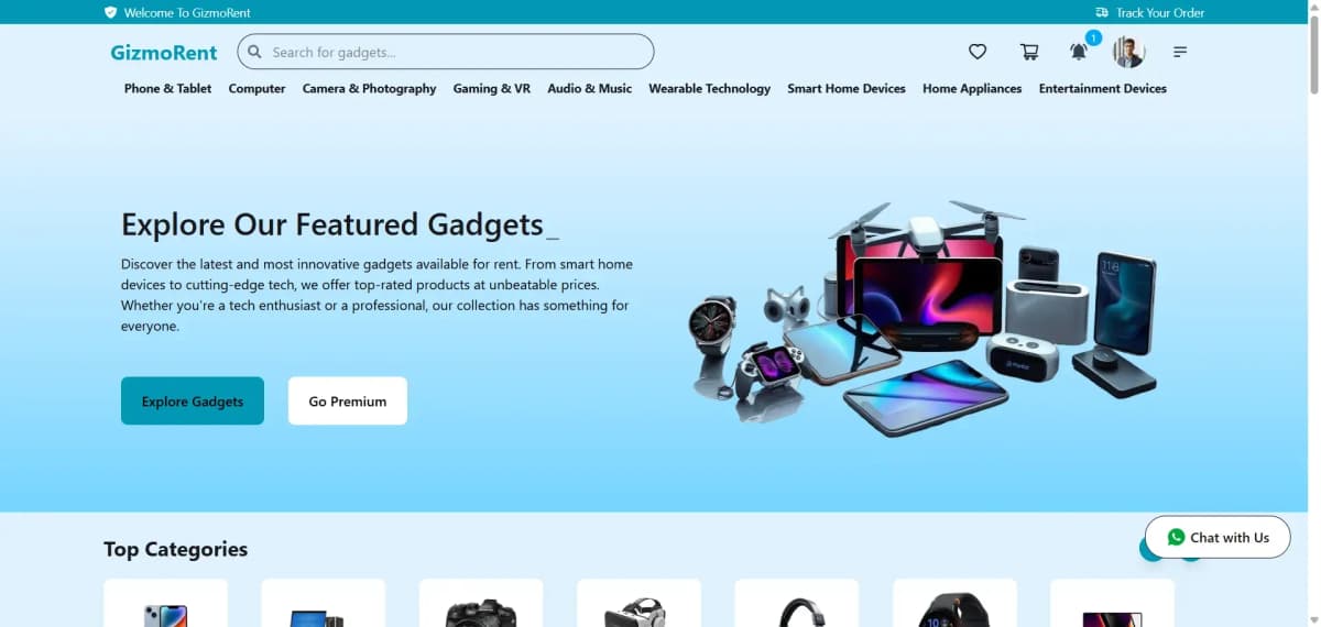 GizmoRent – Rent & Lend Gadgets Online | Tech Marketplace